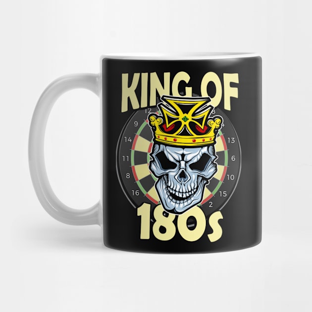 Darts King of 180s by Foxxy Merch